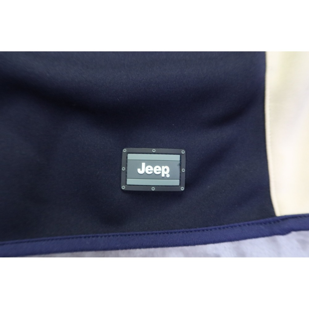 Jeep Men's Blue Full Zip Track Jacket L 4X4 Rubicon Wrangler Gladiator Trail - Picture 3 of 7